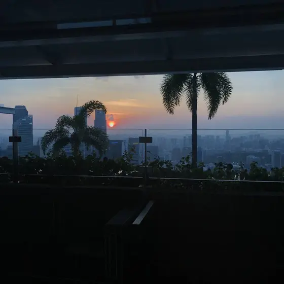 サンセットと夜景も素敵