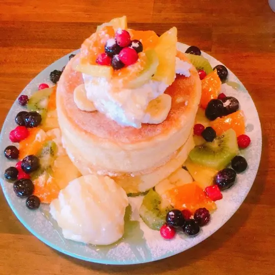 季節のパンケーキも人気！