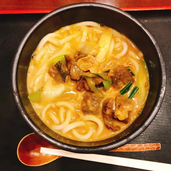 牛すじカレーうどん