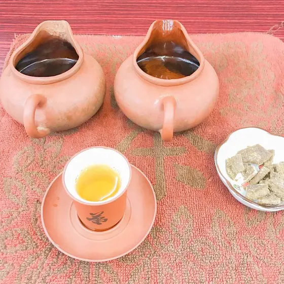 一煎目と二煎目の飲み比べ