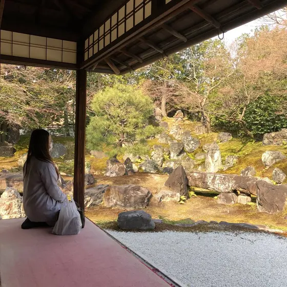 美しいお庭を独り占め