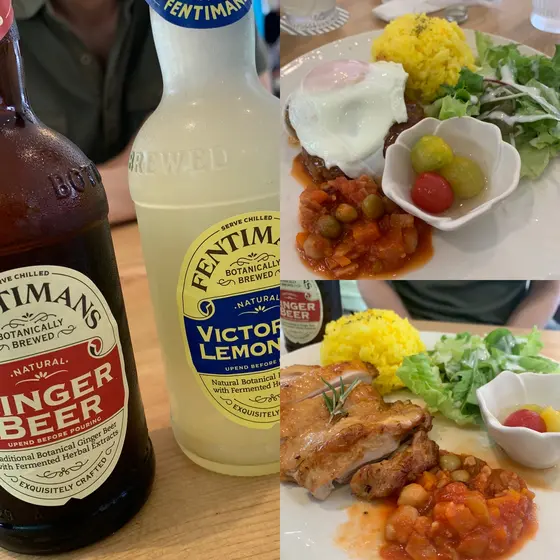 プレート料理やジェラートなど