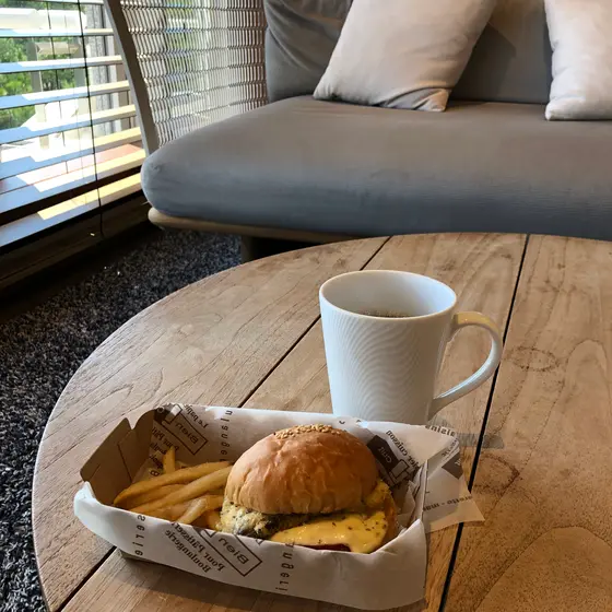 テラスでランチ♪