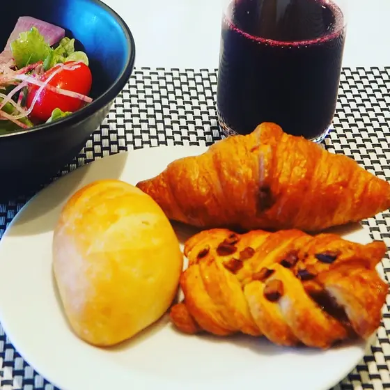 朝食もVergoraで。