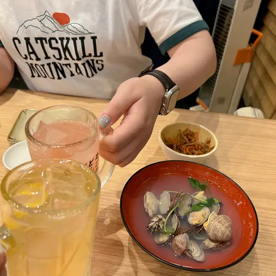 アサリつかみ取り