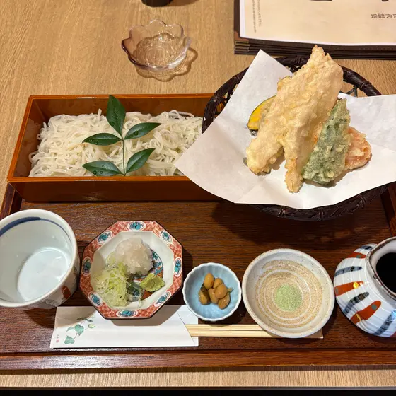 天ぷらそば