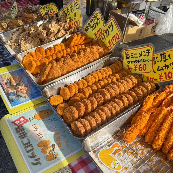 ガッツリ系の揚げ物も