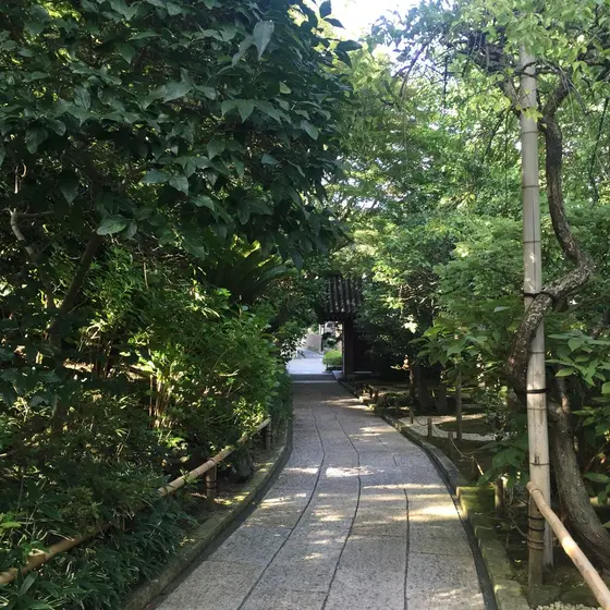 静かな境内。