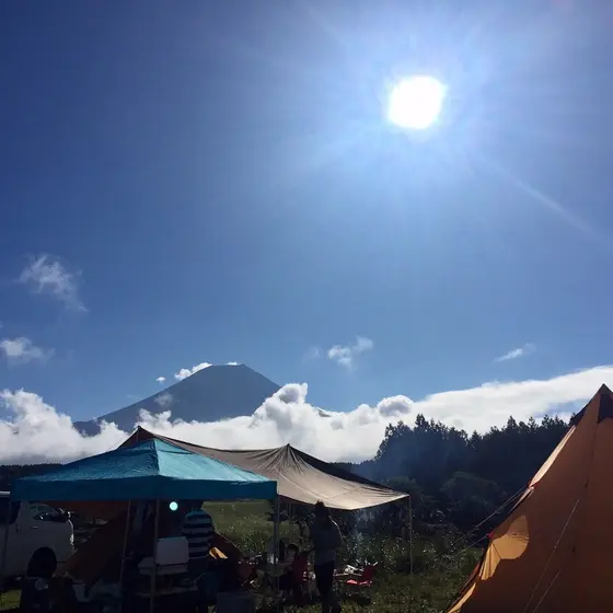 富士山見えました！