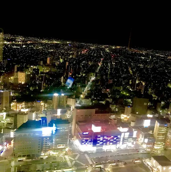 お部屋からも素敵な夜景