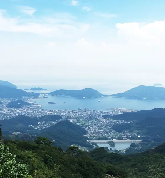 寒霞渓からの景色