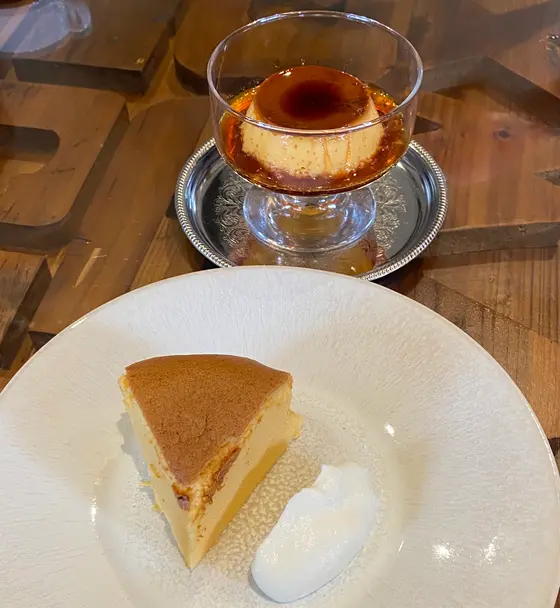 ファシルプリンと、ふわふわプレーンカステラ