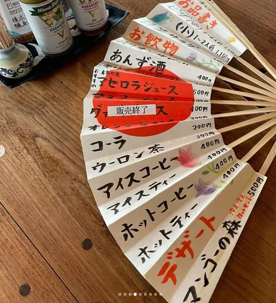 メニューも可愛いです！