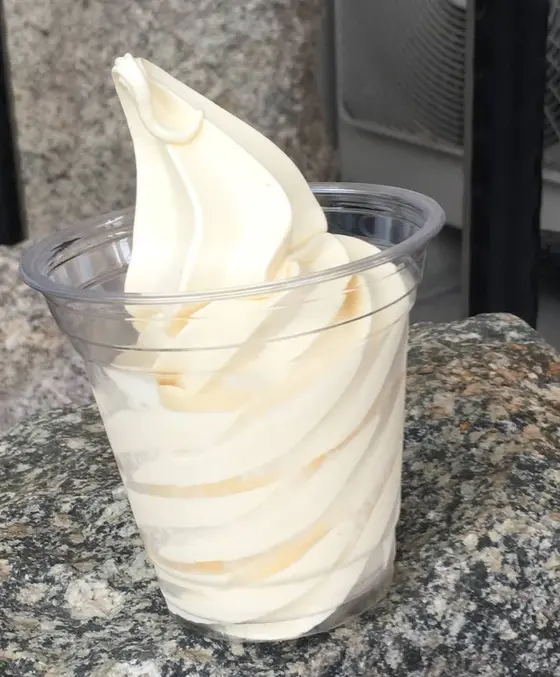 栗のソフトクリーム
