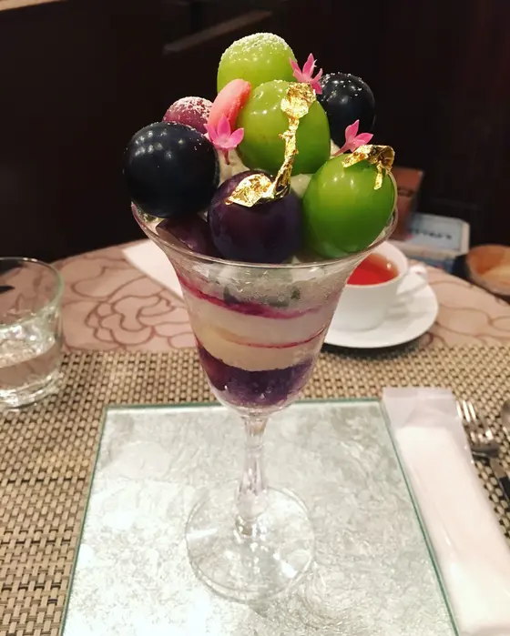 ほんっっとに美しいパフェにうっとり💖