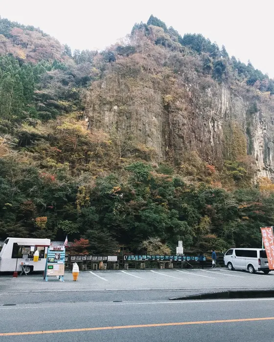 お店の前