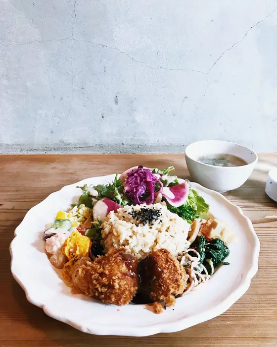 有機玄米おばんざいプレート