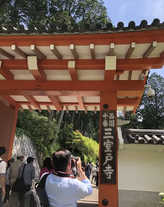 三室戸寺ここより