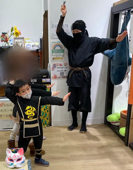 手裏剣投げ練習