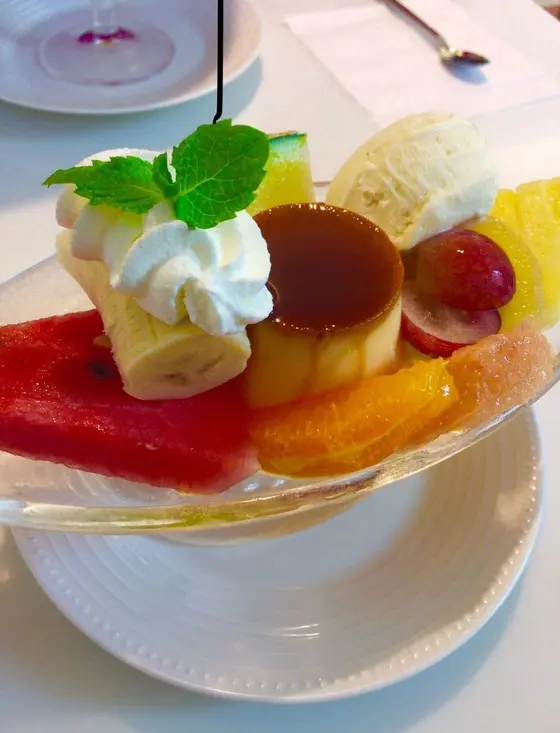 プリンアラモード