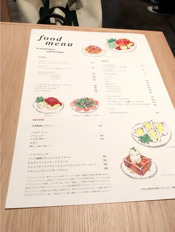 食事メニュー
