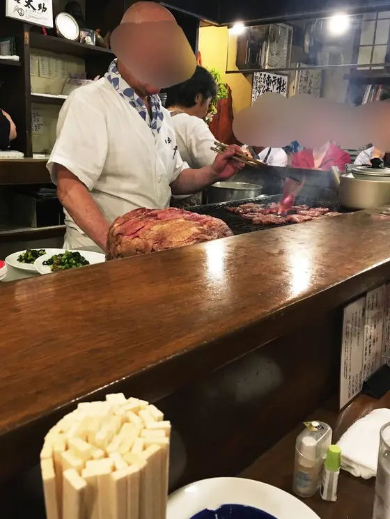 カウンターからの眺め