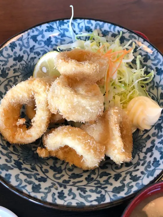イカリングフライ定食