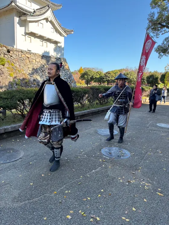 おもてなし武将隊？(友人撮影)