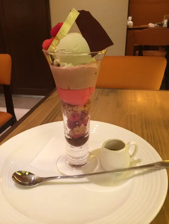 ショコラクリームも、アイスもおいしい。