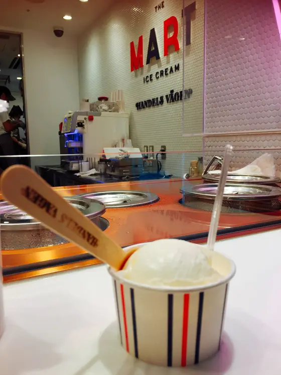 the MARTのアイスが美味しい！！