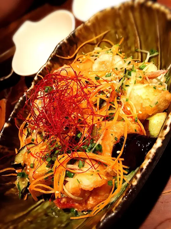 揚げなすと豆腐のサラダ