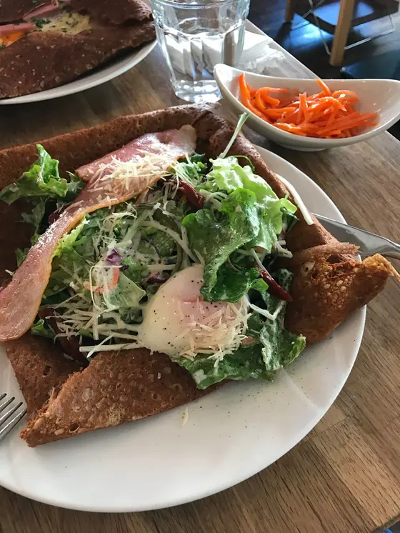 お食事ガレットでランチ
