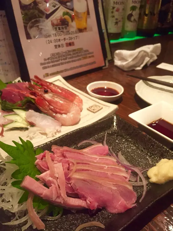超レア♡新鮮だから食べられる山羊の刺身！！