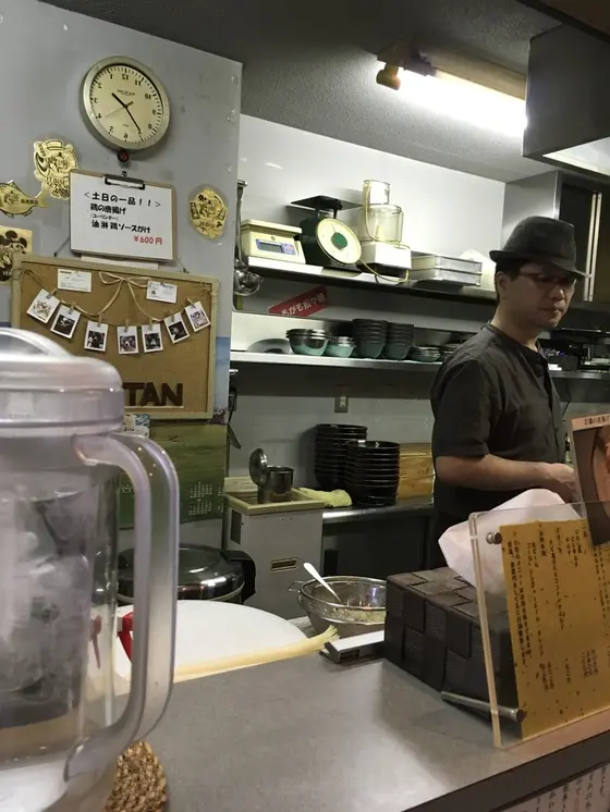 愛想の良いマスター