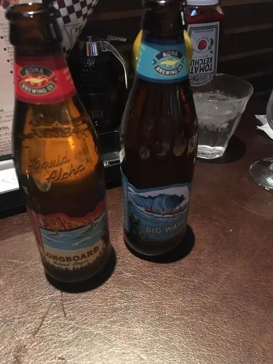 ハワイアンビールもありますよー!
