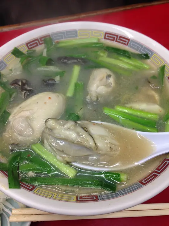 牡蠣ラーメン ¥1200