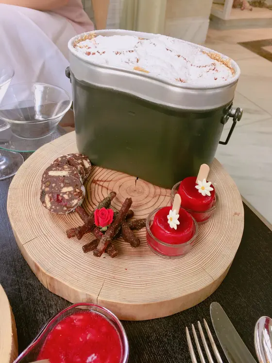 米粉を使ったふわふわの飯盒ケーキ