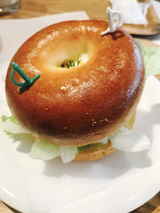 ベーグルサンド