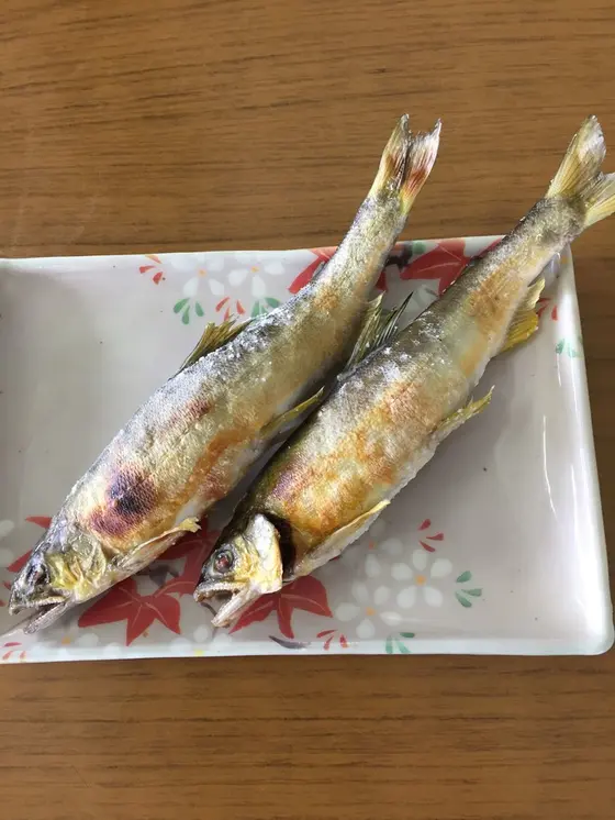 鮎塩焼き