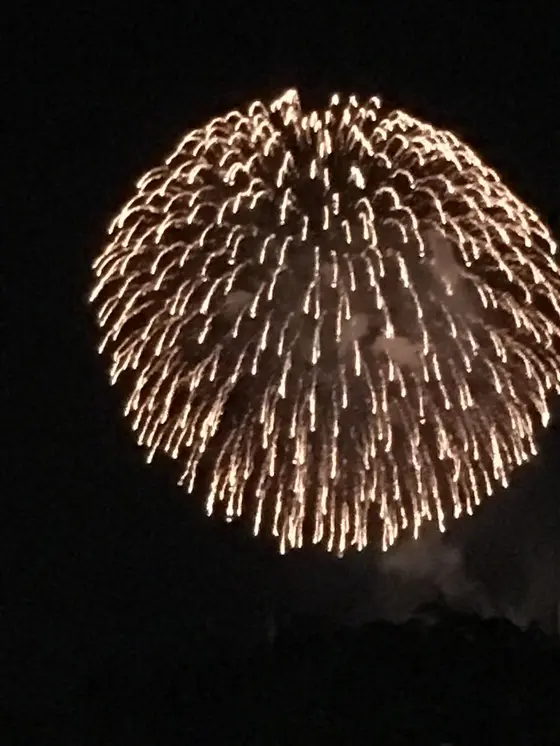 嬉野の花火の二尺玉は空いっぱい！