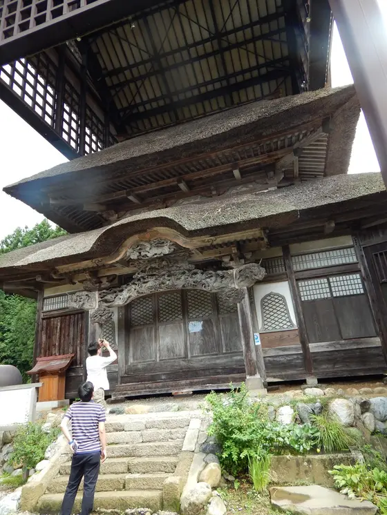 越後日光と称される開山堂