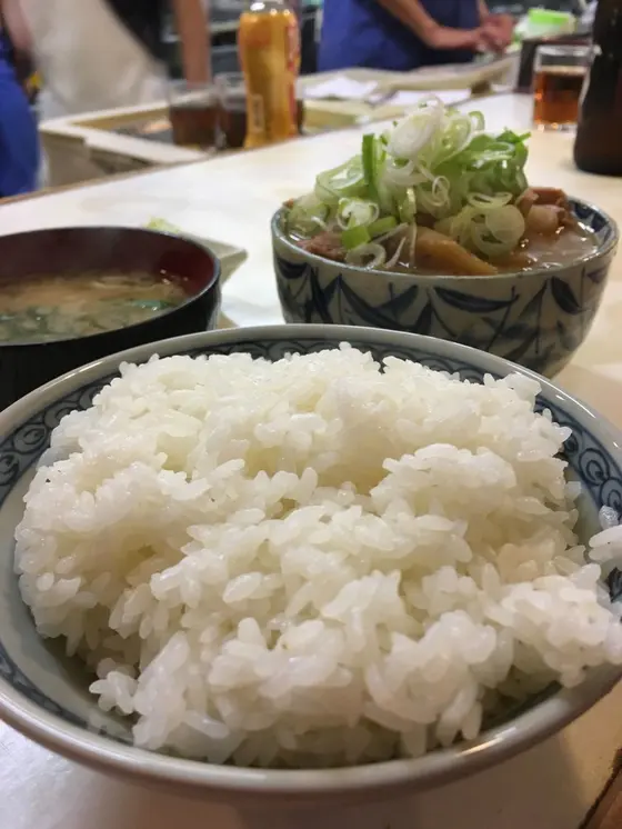 モツ煮定食 ￥800？