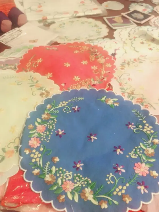 刺繍雑貨が充実