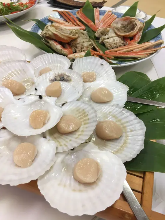 生のホタテ！1粒が大きい！！