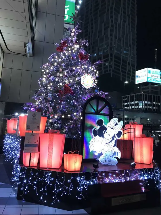 ミッキー&ミニーのクリスマスツリー🎄