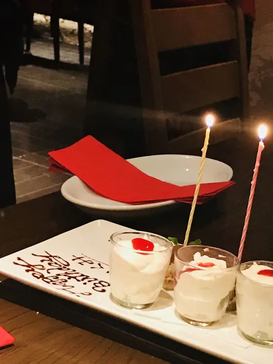バースデーの子がいたので、デザートプレートも用意してもらいました🎂
