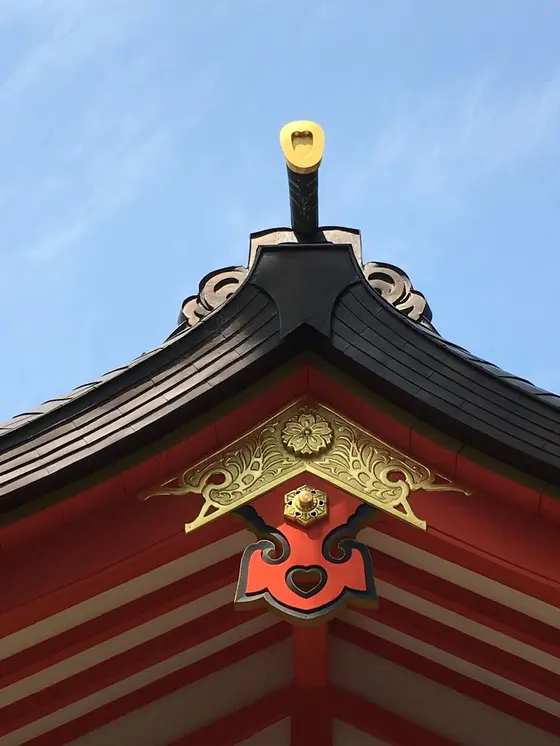 ハート型の懸魚