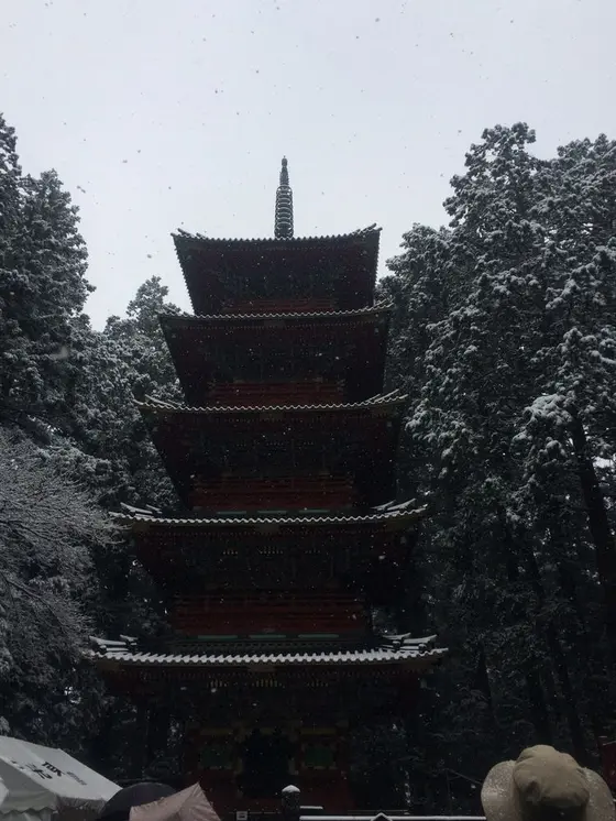 神社にある五重塔