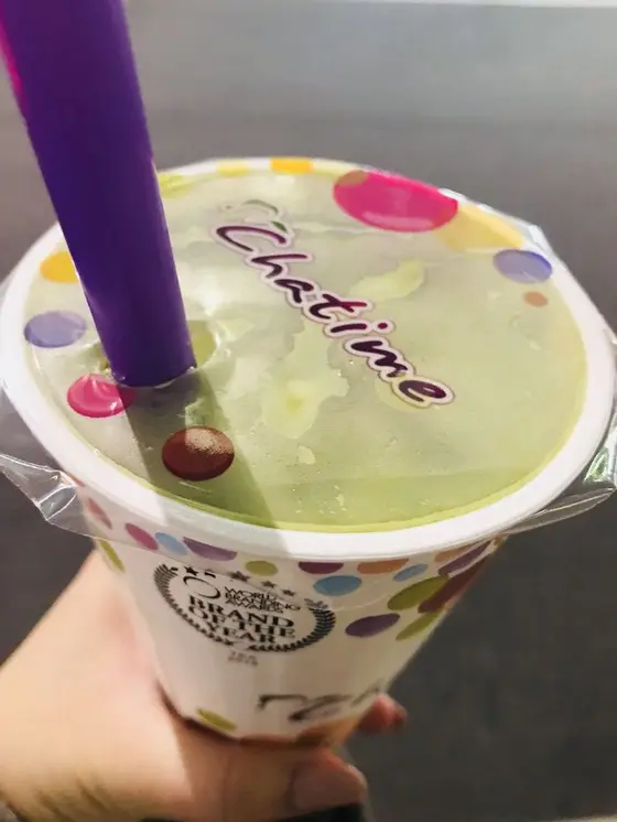 抹茶あずきミルクティー