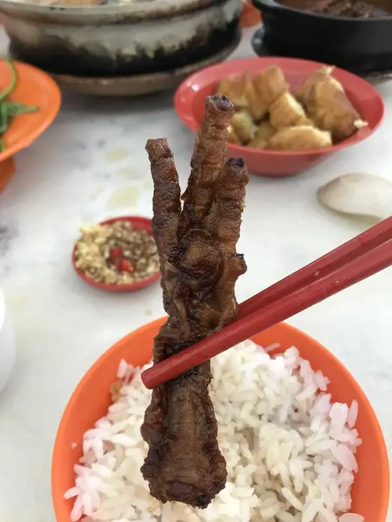 鶏の足
